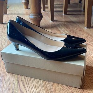 Cole Haan Black Patent Air Juliana Pumps